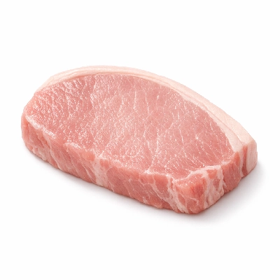 Pork fresh loin center rib chops or roasts boneless separable lean only raw