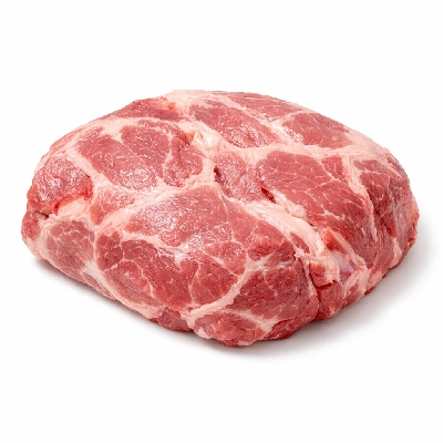 Pork fresh shoulder arm picnic separable lean and fat raw