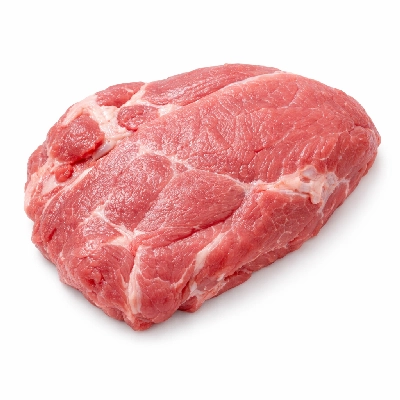 Pork fresh shoulder blade boston roasts or steaks separable lean only raw