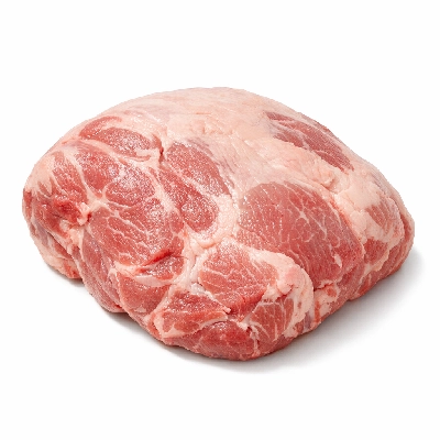 Pork fresh shoulder whole separable lean and fat raw