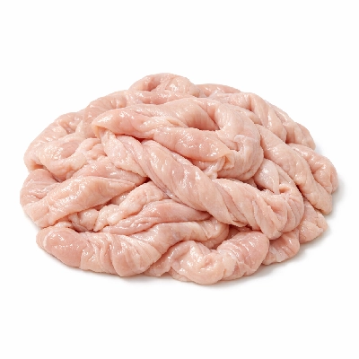 Pork fresh variety meats and by-products chitterlings raw