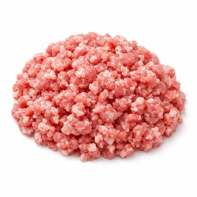 Pork ground 84% lean 16% fat raw