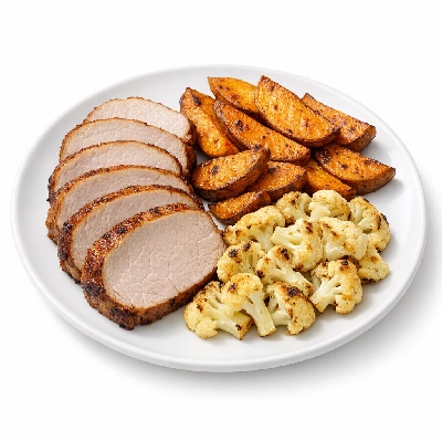 Pork Loin, Sweet Potato & Cauliflower