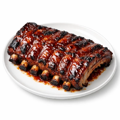 Pork ribs in Korean BBQ sauce