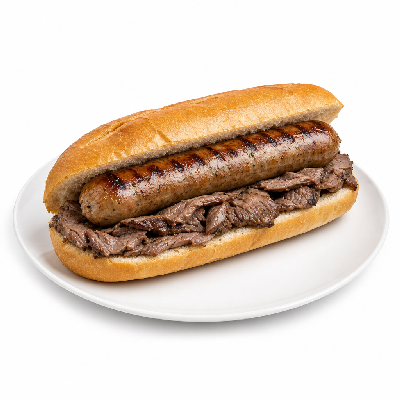 Portillo's Beef-N-Sausage Sandwiches Char-Grilled Italian Sausage