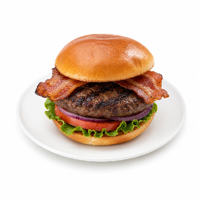 Portillo's Char-Broiled Burgers Double Bacon