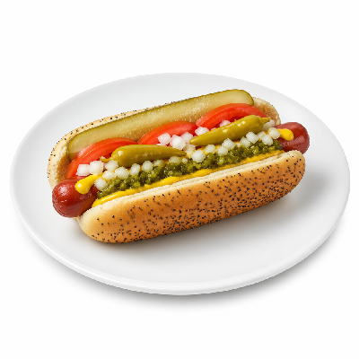 Portillo's Hot Dog with Everything