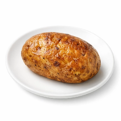 Potatoes baked skin without salt