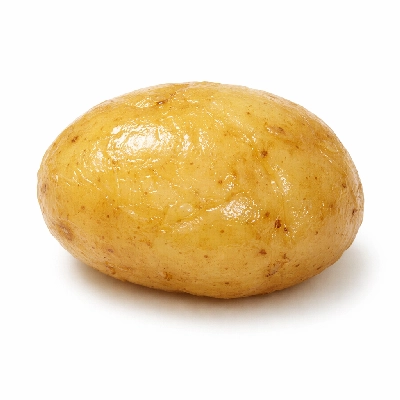 Potatoes boiled cooked in skin with salt