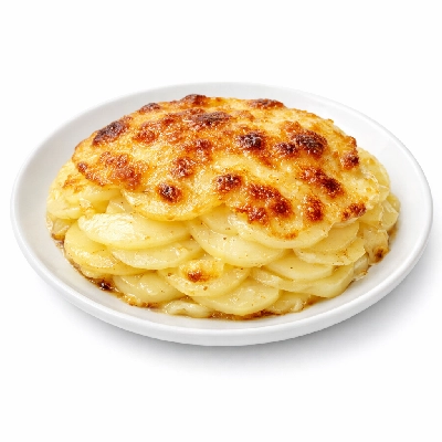 Potatoes scalloped dry mix prepared with water whole milk and butter