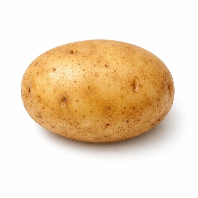 Potatoes with skin raw