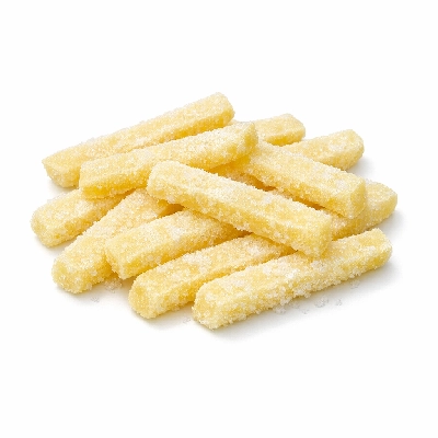 Potatoes yellow fleshed french fried frozen unprepared