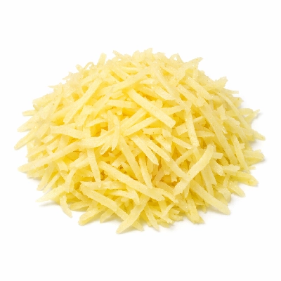 Potatoes yellow fleshed hash brown shredded salt added in processing frozen unprepared