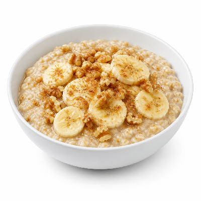 Potbelly Breakfast Oatmeal Banana Walnut & Brown Sugar Bowl