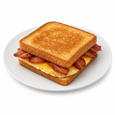 Potbelly Sandwich Breakfast Bacon Egg and Cheese Square