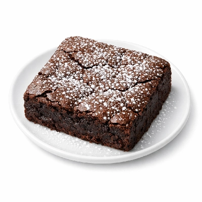 Powdered Chocolate Brownie