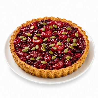 President's Choice Cranberry Plum Tart with Pumpkin Seeds