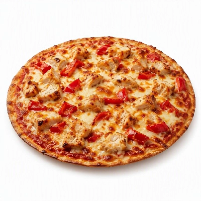 President's Choice Frozen Foods Blue Menu Roasted Chicken & Red Pepper Wood-Fired Thin Crust Pizza