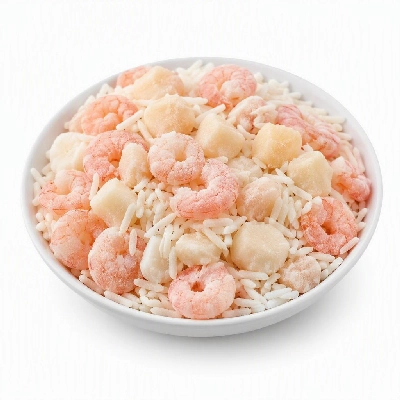 President's Choice Frozen Foods Shrimp Scallops & Basmati Rice