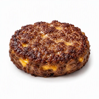 President's Choice Frozen Meat Thick & Cheesy Beef Burgers Fully Cooked