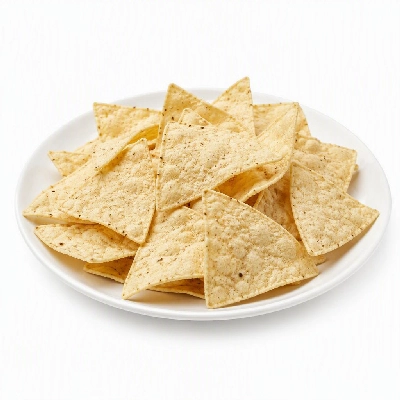 President's Choice Premium White Corn Tortilla Chips Salsa & Cheese Flavour