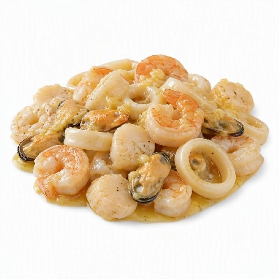 President's Choice Seafood Medley in Garlic Butter Sauce