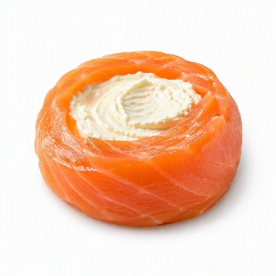 President's Choice Seafood Smoked Salmon Ring with a Creamy Cheese Filling