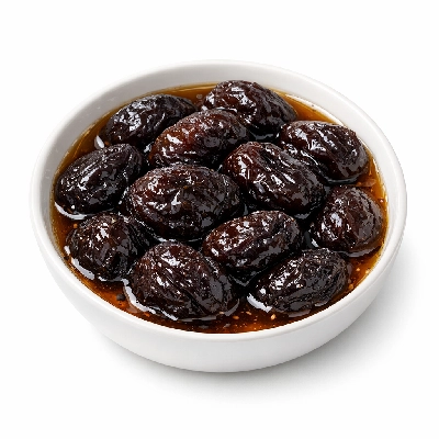 Prunes canned heavy syrup pack solids and liquids