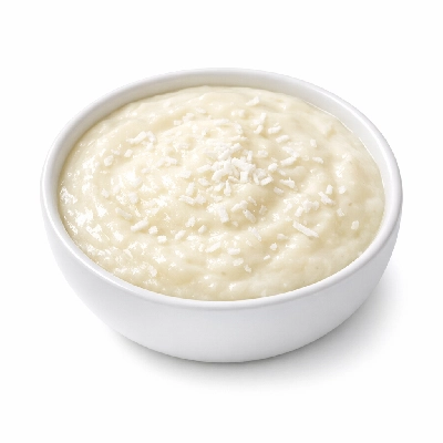 Puddings coconut cream dry mix regular prepared with 2% milk