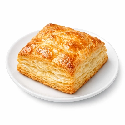Puff pastry frozen ready-to-bake baked