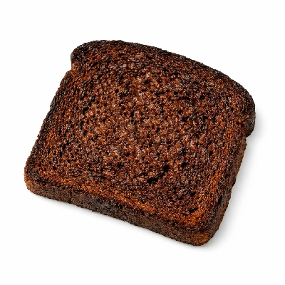Bread pumpernickel toasted