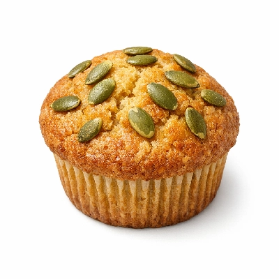 Pumpkin seed muffin