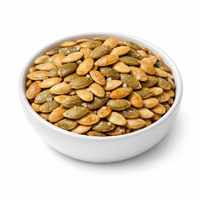 Pumpkin seeds whole with shell roasted with salt