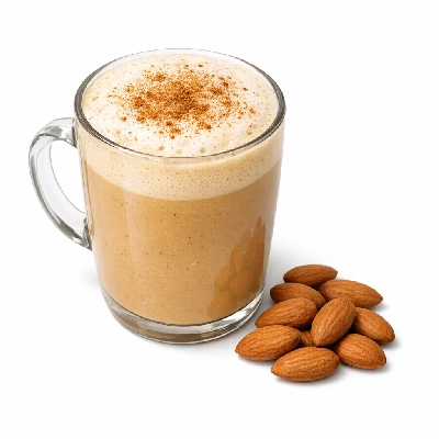 Pumpkin Spice Latte and Almonds