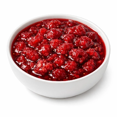 Raspberries canned red heavy syrup pack solids and liquids