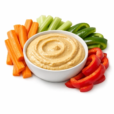 Raw Veggies and Hummus