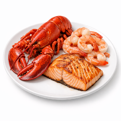 Red Lobster Lobster Shrimp Salmon
