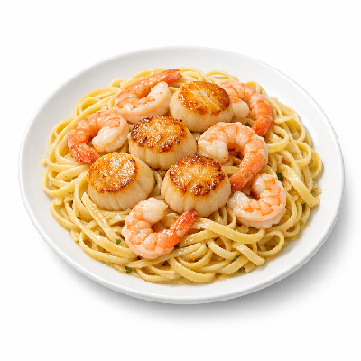Red Lobster Lunch Menu 4-Course Feast Shrimp and Scallops Linguini