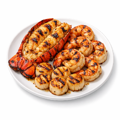 Red Lobster Lunch Menu Signature Combinations Grilled Lobster Shrimp and Scallops