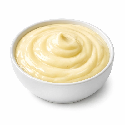 Rennin vanilla dry mix prepared with 2% milk