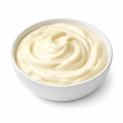 Rennin vanilla dry mix prepared with whole milk