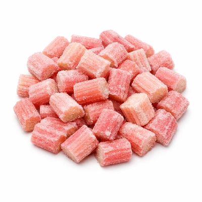 Rhubarb frozen uncooked