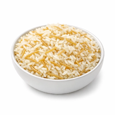 Rice and vermicelli mix beef flavor prepared with 80% margarine