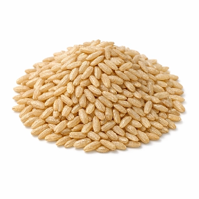 Rice brown medium grain dry uncooked