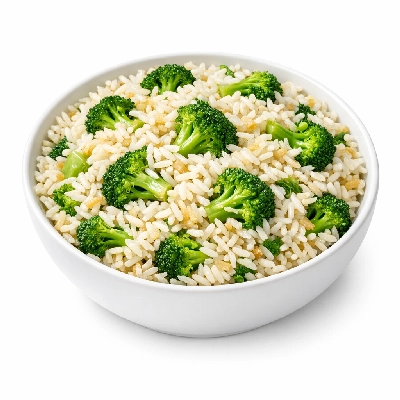 Rice Pilaf with Broccoli