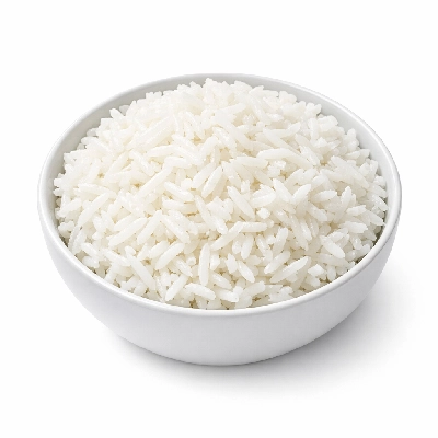 Rice white long-grain precooked or instant enriched prepared