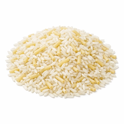 Rice white with pasta dry