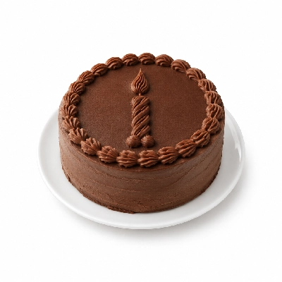 Ritter's Frozen Custard Birthday Candle Design Cakes Chocolate Cocoa