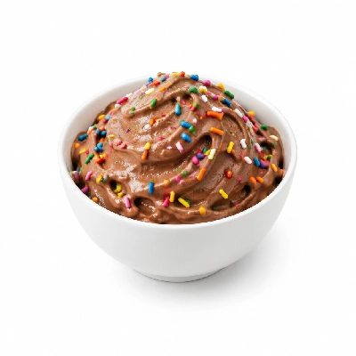 Ritter's Frozen Custard Confetti Chocolate Cake