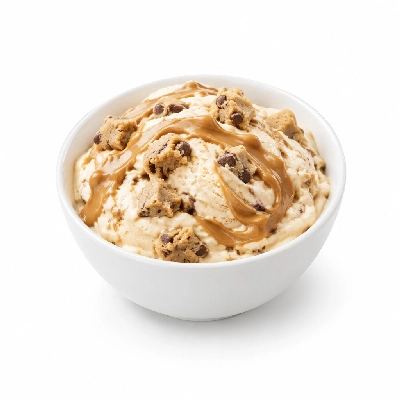 Ritter's Frozen Custard Cookie Dough and Peanut Butter Large